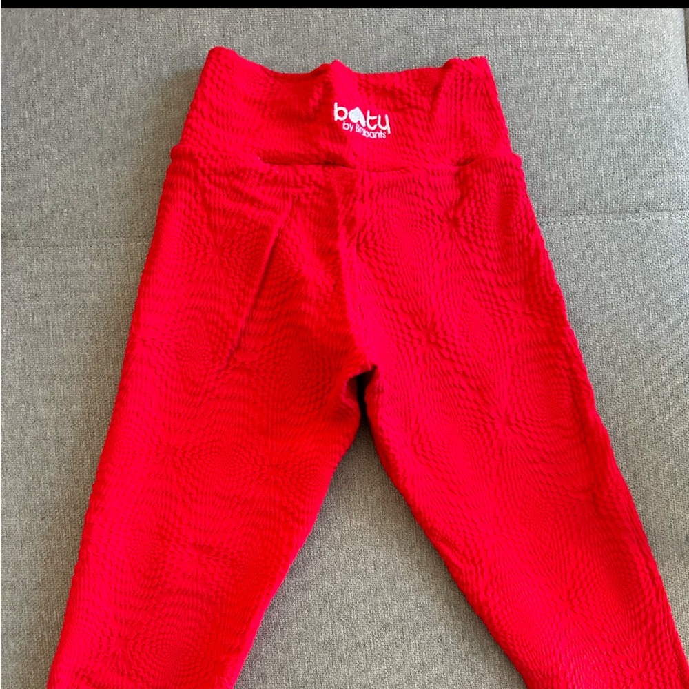 Booty By Brabants (BBB) Mermaid Red Leggings